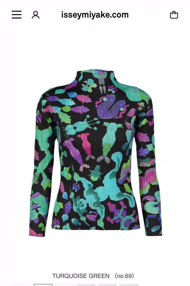 Issey Miyake Issey Miyake size:3 High-neck long-sleeved top for the int Size S / US 4 / IT 40 - 2 Thumbnail
