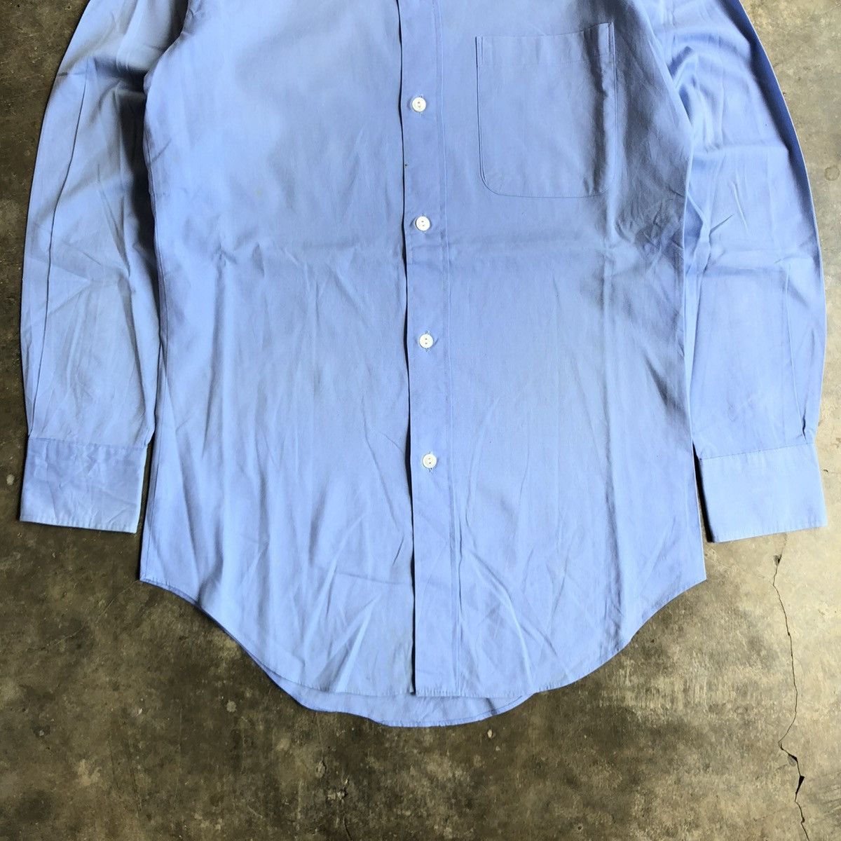 Yves Saint Laurent 1990s Yves Saint Laurent Chemises Paris Basic Shirt Blue Size US S / EU 44-46 / 1 - 5 Thumbnail