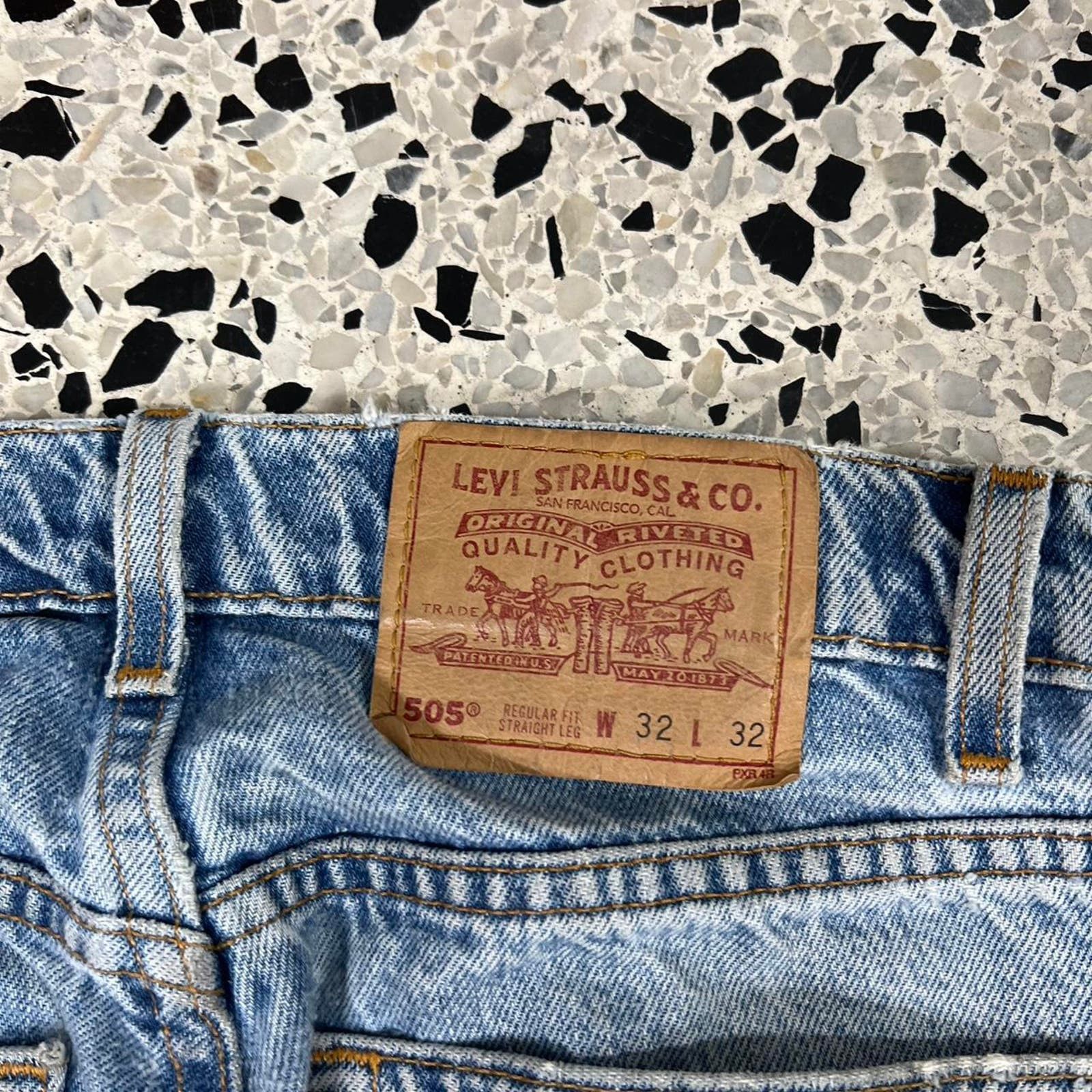 Levi's × Vintage VINTAGE Y2K LEVIS 505 DIABLA HAND DRAWN MODERN PUNK JEANS: Size US 32 / EU 48 - 5 Thumbnail