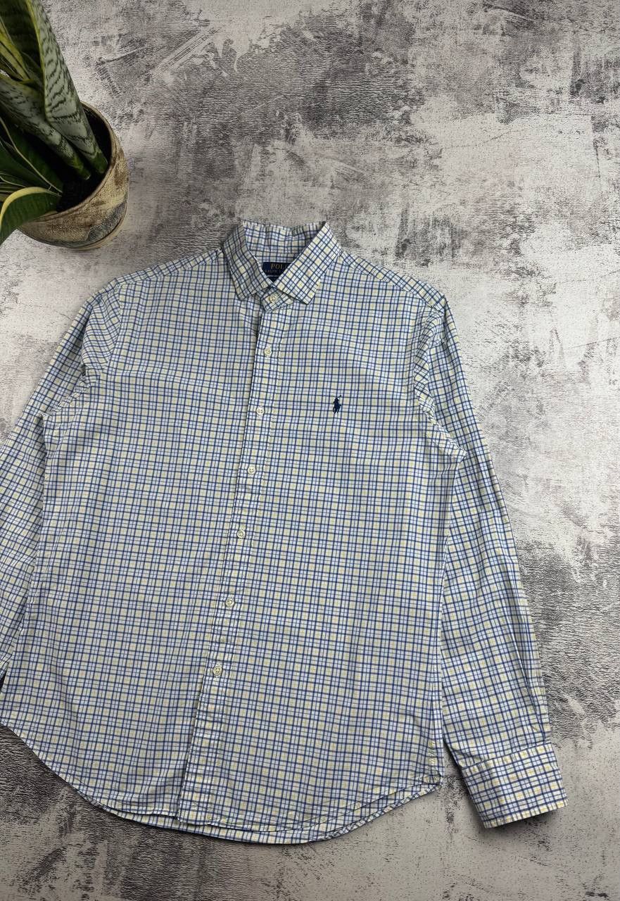 Polo Ralph Lauren Polo Ralph Lauren Large Size Checked Button Slim Fit Classic LongSleeve Shirt Size US L / EU 52-54 / 3 - 3 Thumbnail