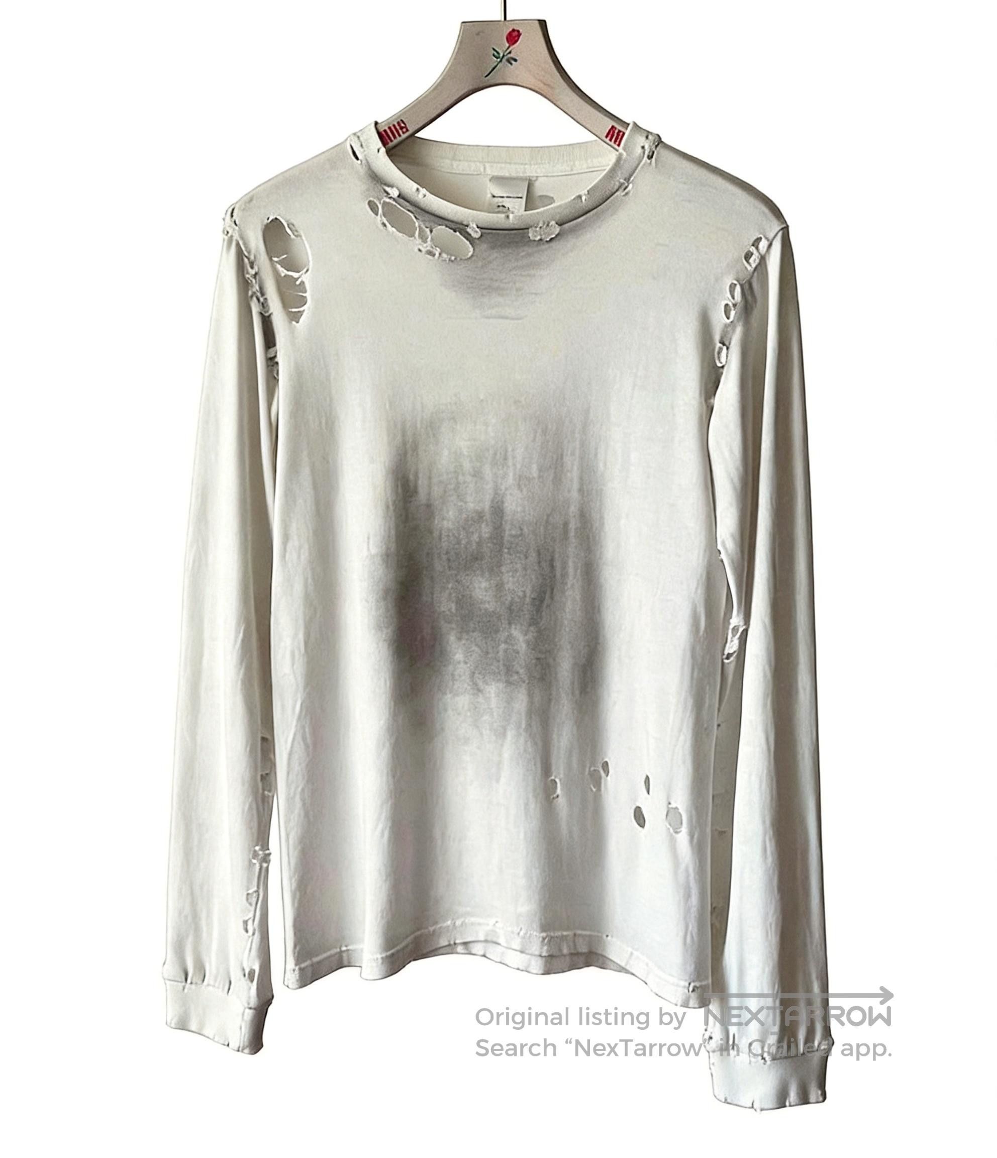 Number (N)ine Number (N)ine Destroyed Longsleeve - SS02 “Modern