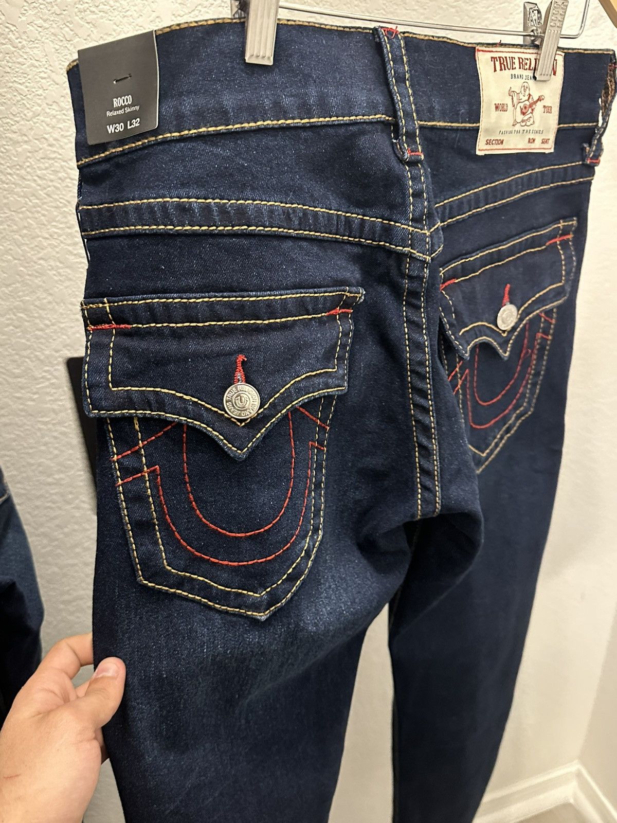 True Religion Roco Big T Flap Skinny Jean Size US 30 / EU 46 - 1 Thumbnail