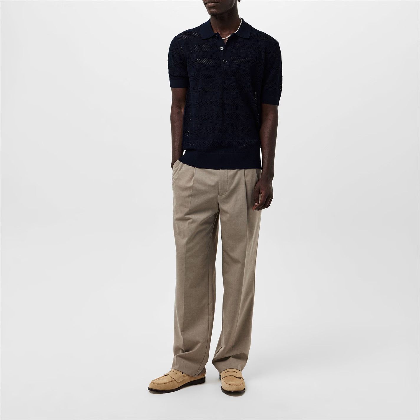 Dries Van Noten o1g2r1mq0426 Mercy Polo Shirt in Navy Size US L / EU 52-54 / 3 - 5 Thumbnail