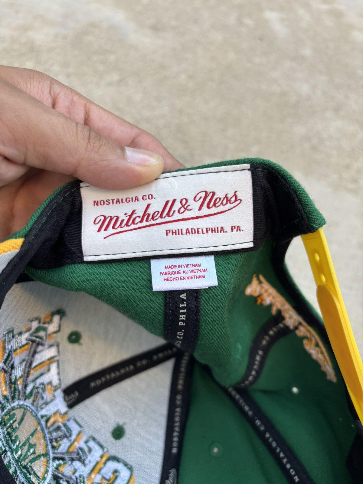 Mitchell & Ness Seattle Supersonics Mitchell & Ness Snapback Hat Size ONE SIZE - 3 Thumbnail