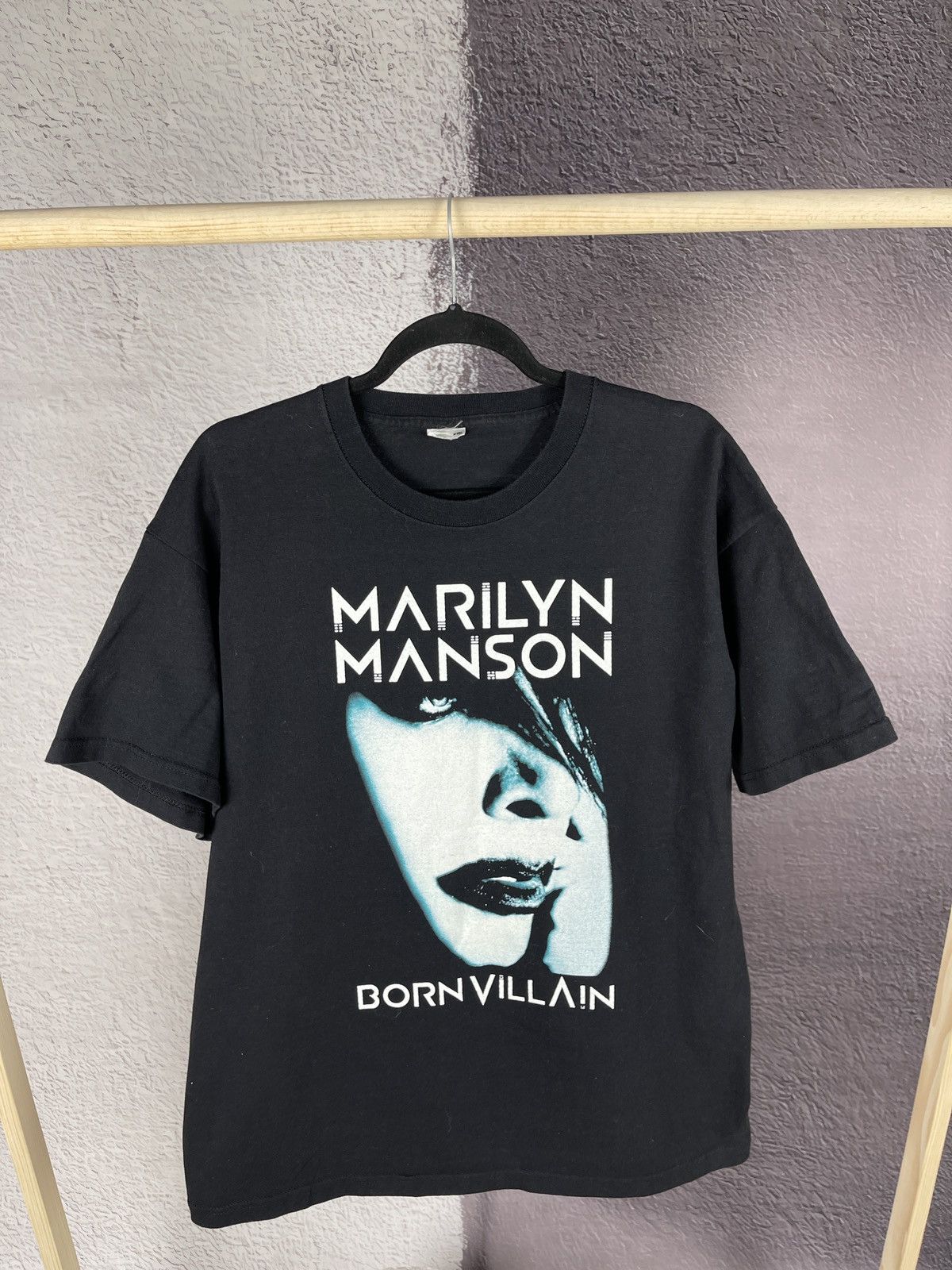 Band Tees Marilyn Manson born villain x Rob zombie twins of evil tee Size US XL / EU 56 / 4 - 3 Thumbnail