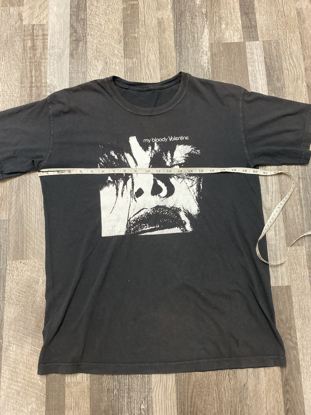 Band Tees Vintage My Bloody Valentine Tee T Shirt Sun Faded Black Rare Size US L / EU 52-54 / 3 - 6 Thumbnail