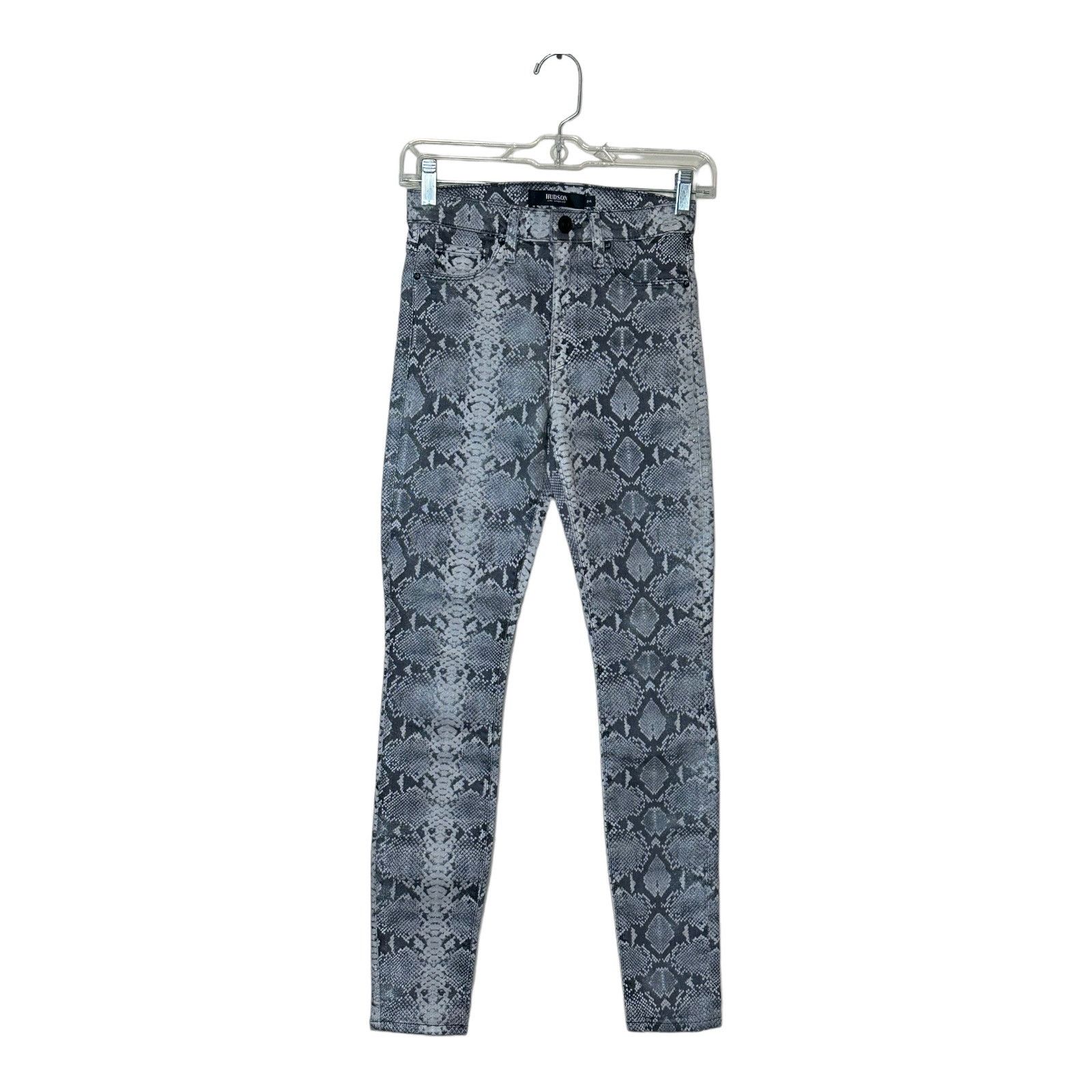 Hudson Hudson shimmery python skinny stretch jeans size 24 - 0 Size 25" / US 0 / IT 36 - 8 Thumbnail