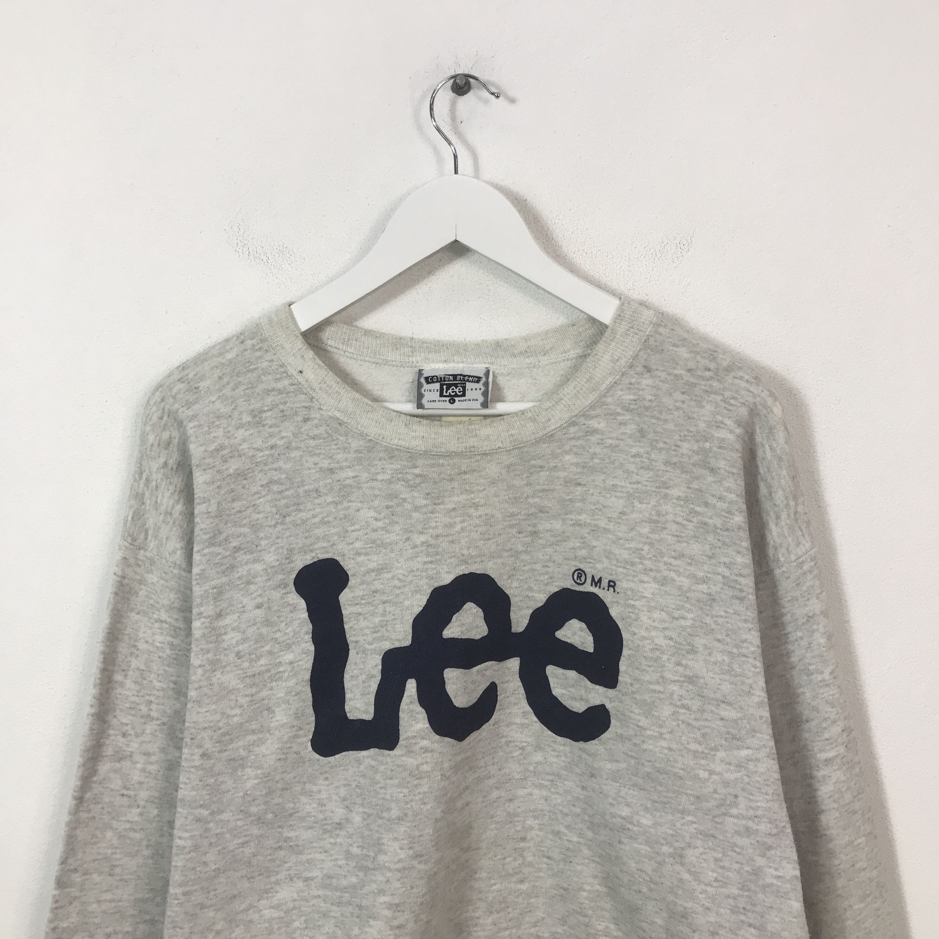 Lee vintage Lee Big Logo Sweatshirt K61B4 Size US L / EU 52-54 / 3 - 2 Thumbnail