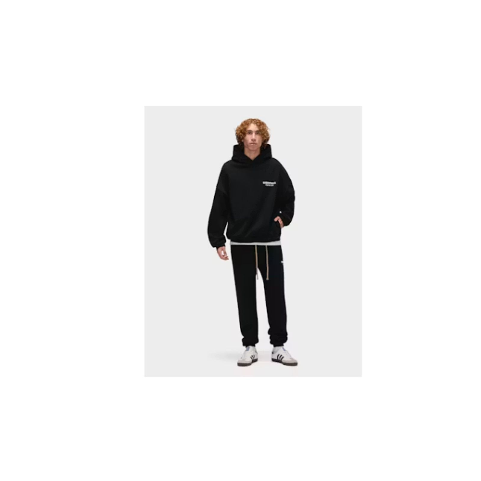 Fear of God Fear of God Essentials Fleece Hoodie FW24 Black Size XLarge Size US XL / EU 56 / 4 - 11 Thumbnail