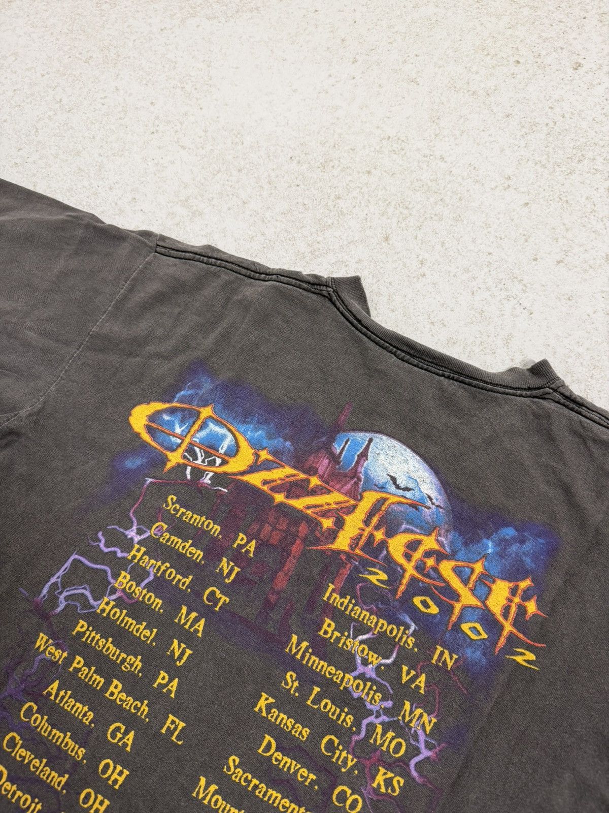 Band Tees Ozzy Fest Ozzy Osbourne 2002 Vintage Rock Tour T-Shirt Size US L / EU 52-54 / 3 - 12 Thumbnail