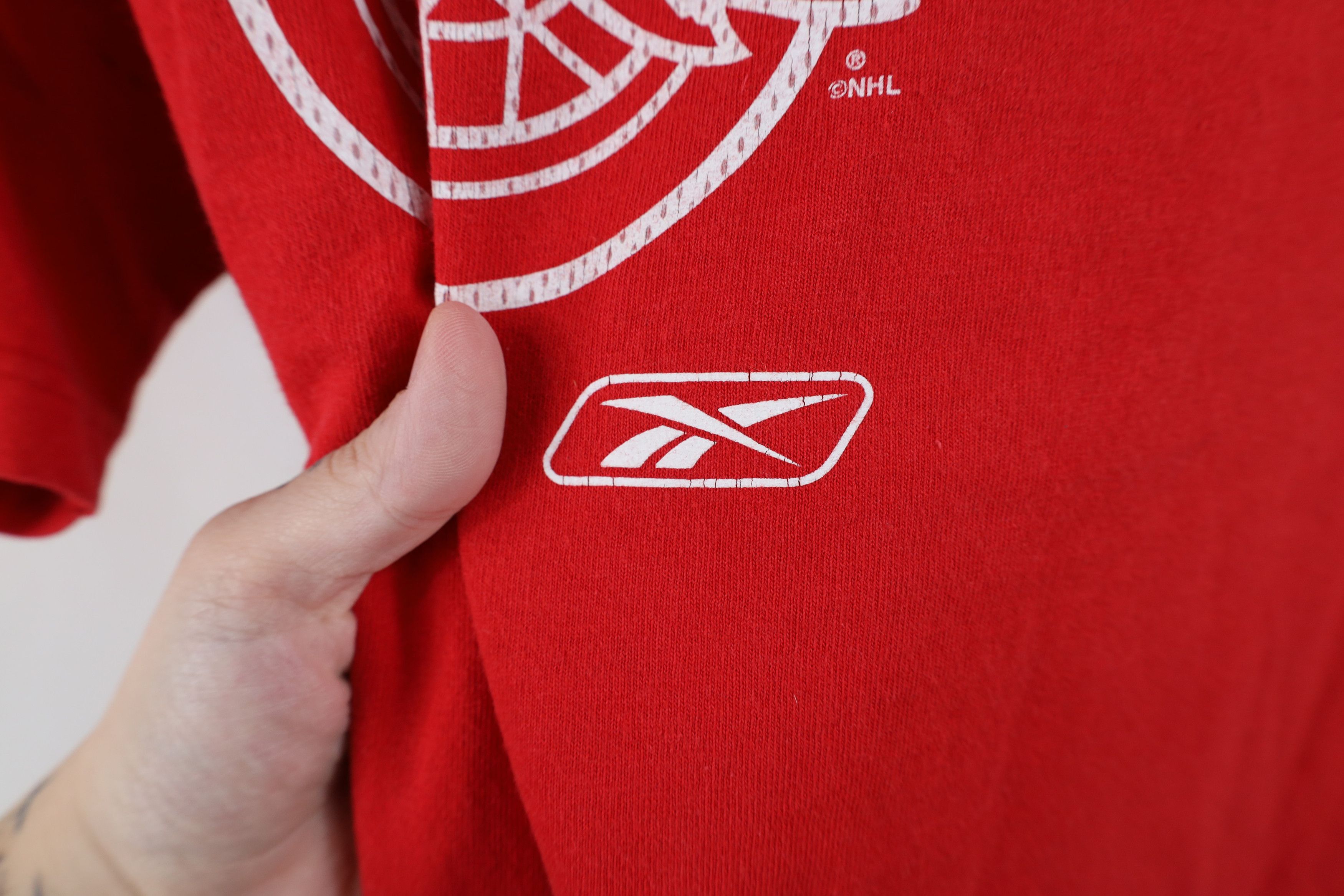 Reebok Vintage Reebok Cup Champs Detroit Red Wings Hockey T-Shirt Size US M / EU 48-50 / 2 - 7 Thumbnail