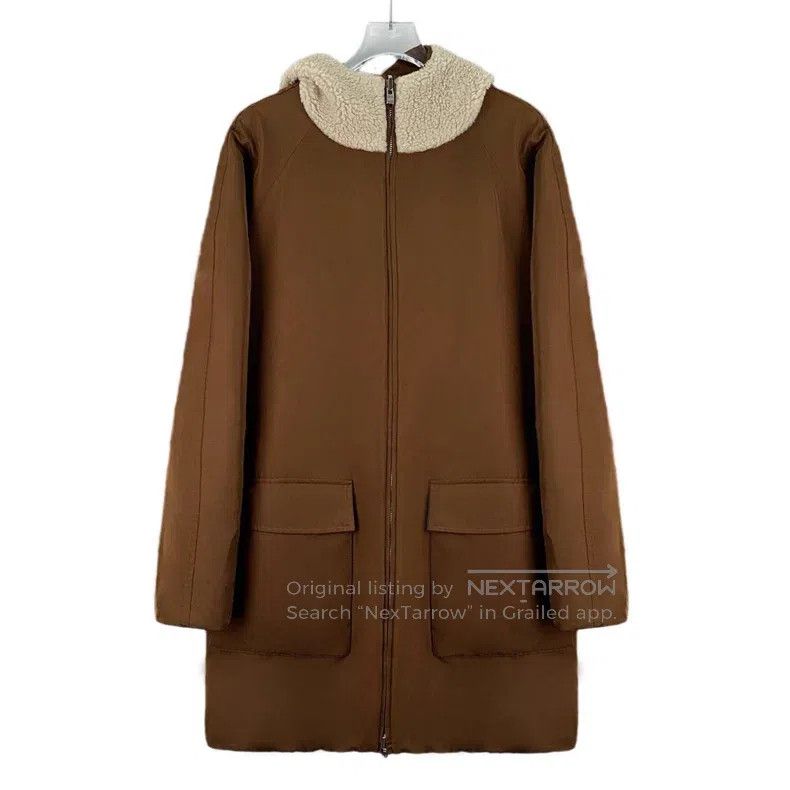 Loro Piana Loro Piana Dark brown cashmere hooded zipper long-sleeve r Size M / US 6-8 / IT 42-44 - 3 Thumbnail