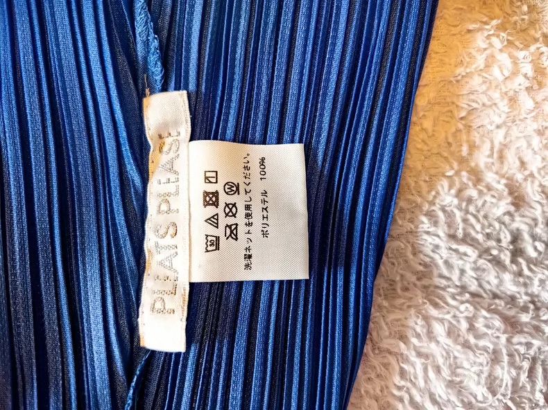 Issey Miyake Issey Miyake size:3 Blue pleated dress Size M / US 6-8 / IT 42-44 - 4 Thumbnail