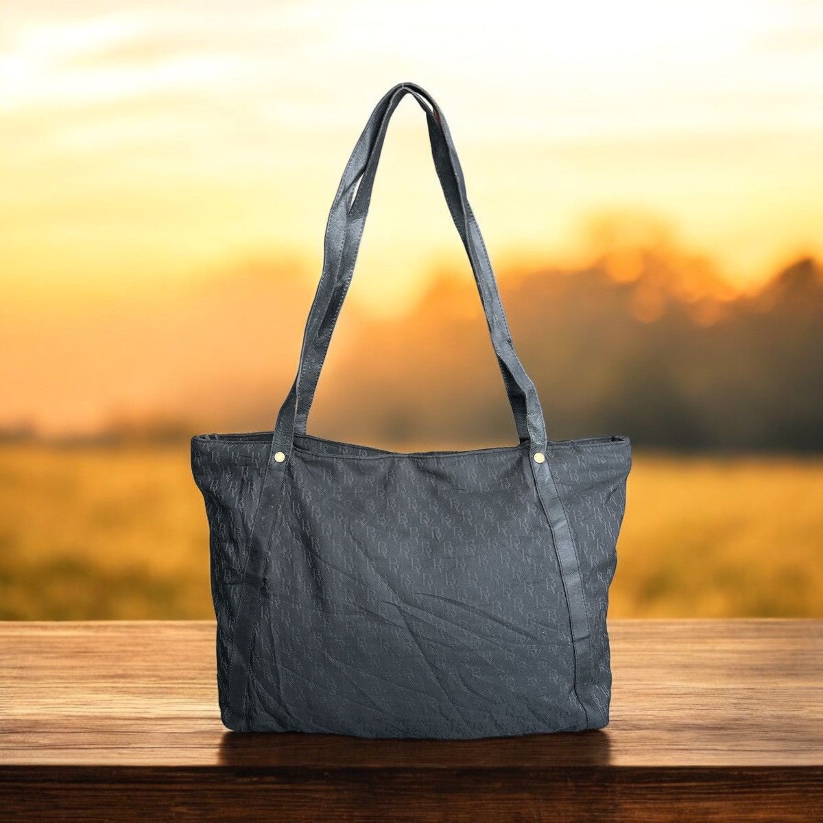 Bottega Veneta 1980s BOTTEGA VENETA BV FULL MONOGRAM SHOULDER TOTE BAG Size ONE SIZE - 1 Thumbnail