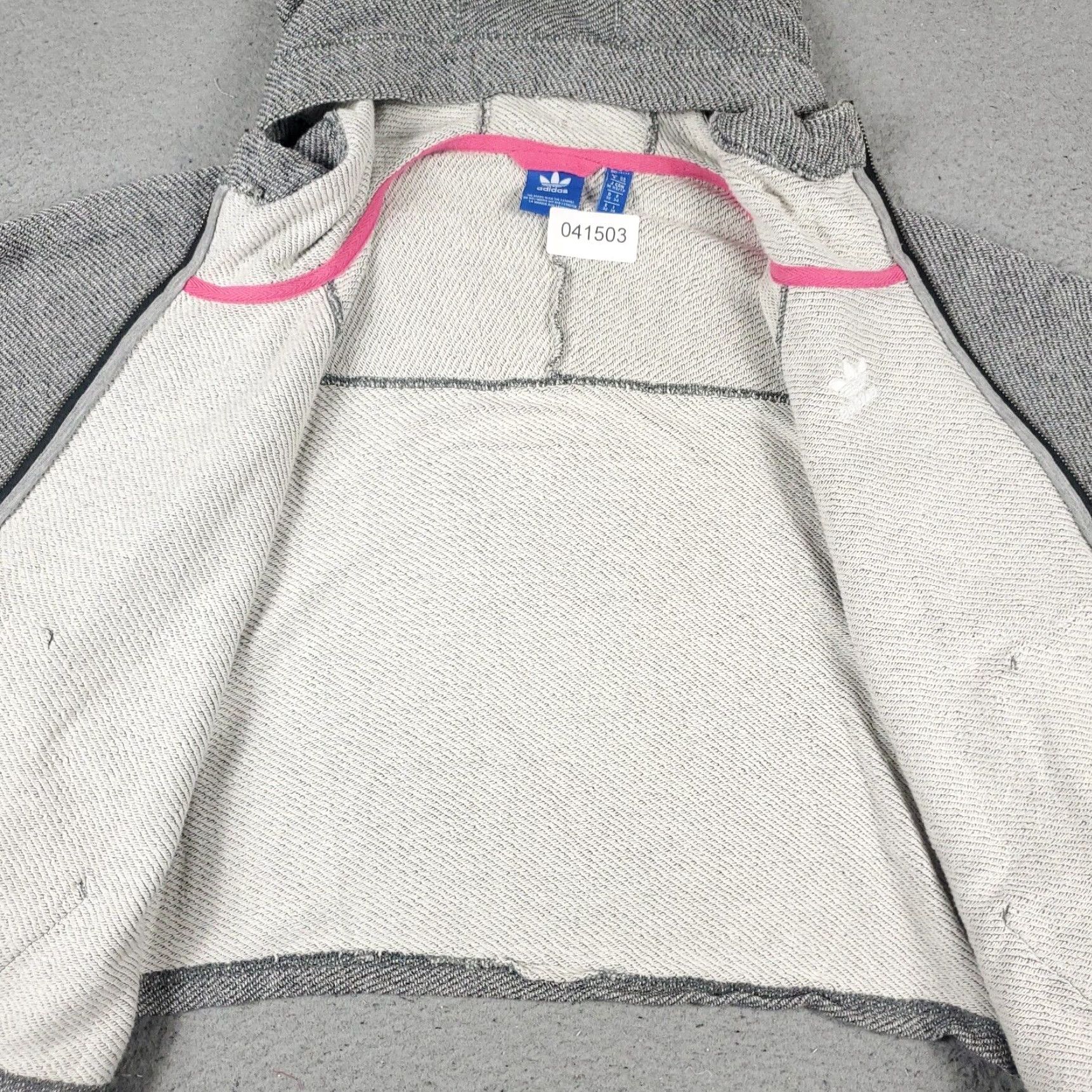Adidas Adidas Full Zip Hoodie Womens XS Gray Sweatshirt Classic Sports Size XS / US 0-2 / IT 36-38 - 5 Thumbnail