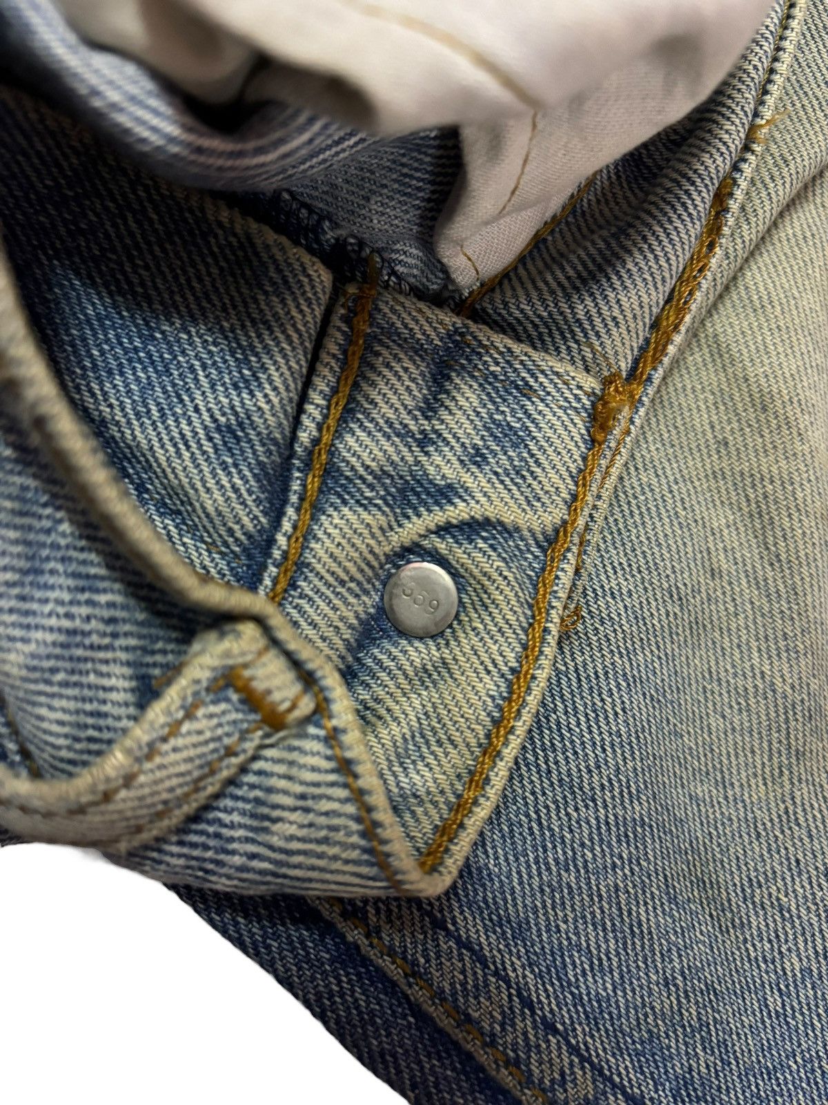 Levi's Vtg 80s Levis 515 Distressed Mud Wash Jeans Size US 29 - 11 Thumbnail