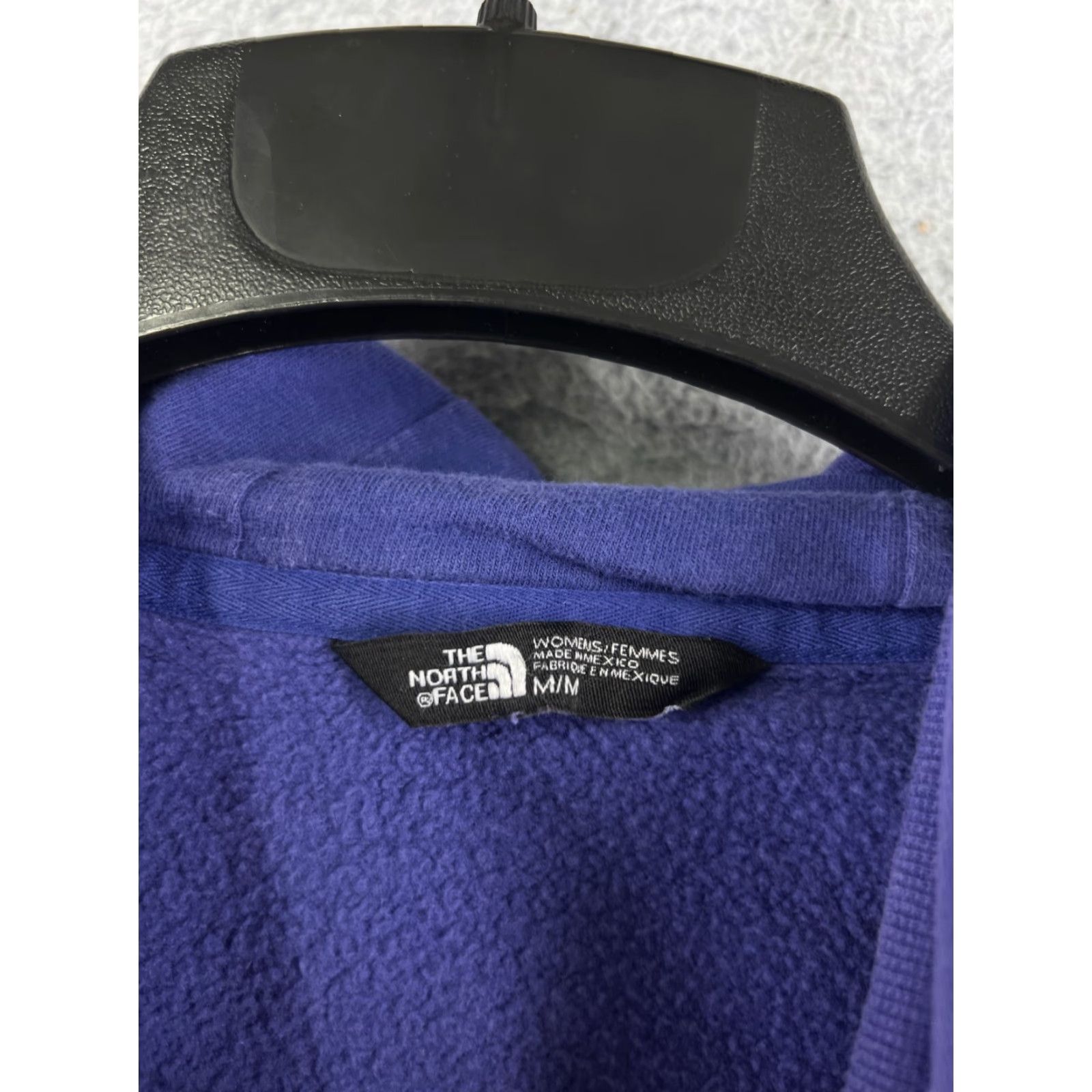 The North Face The North Face Womens Medium Purple Hoodie Kangaroo Pocket Cotton Jersey Sweater Size M / US 6-8 / IT 42-44 - 3 Thumbnail