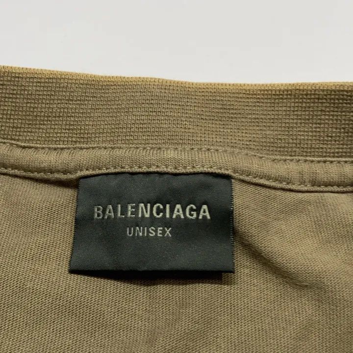 Balenciaga Balenciaga SS23 Distressed Logo Print T-Shirt 0079-2507 Size US XS / EU 42 / 0 - 1 Thumbnail