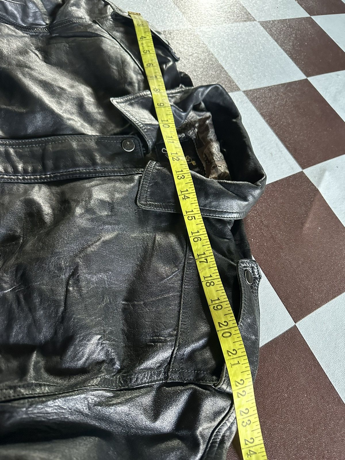 Vintage leather jacket Size US L / EU 52-54 / 3 - 14 Thumbnail