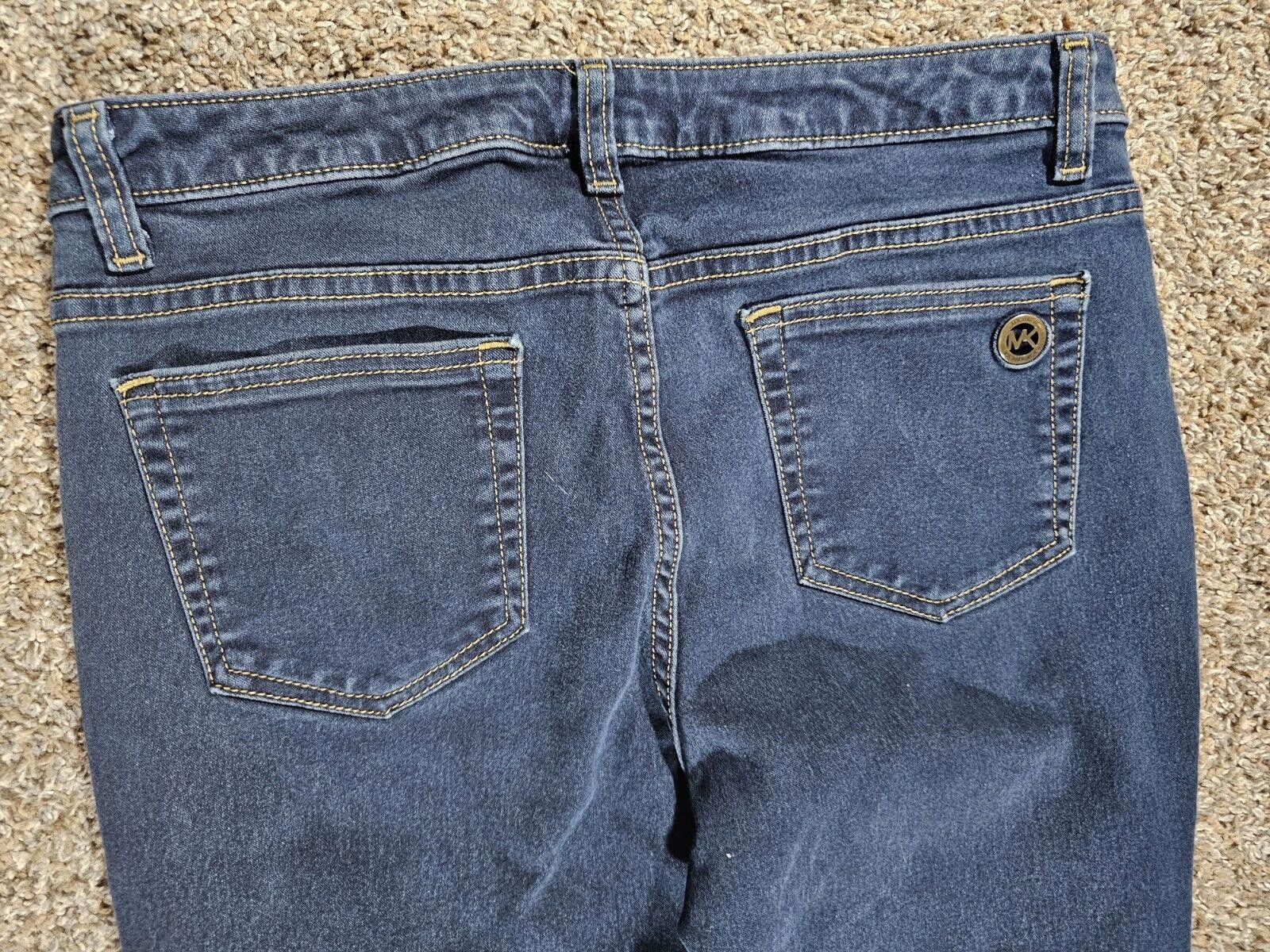 Michael Kors Michael Kors Womens Izzy Cropped Skinny Fit Jeans Size 8 Size 30" / US 8 / IT 44 - 9 Thumbnail