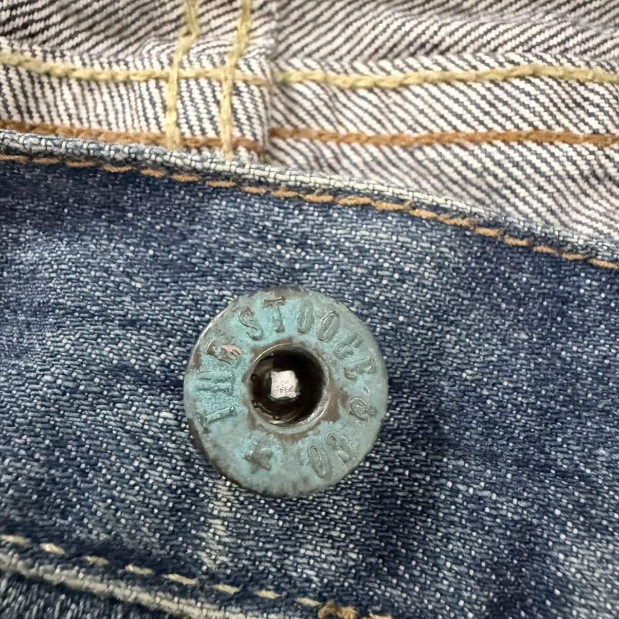 14th Addiction Archive ‼️ Japanese Seditionaries Stooge Distressed Denim Size US 35 - 12 Thumbnail