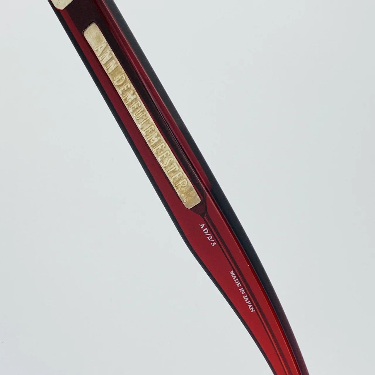 Ann Demeulemeester Ann Demeulemeester Sunglasses Flat Top Bordeaux Red and Blue Size ONE SIZE - 8 Thumbnail