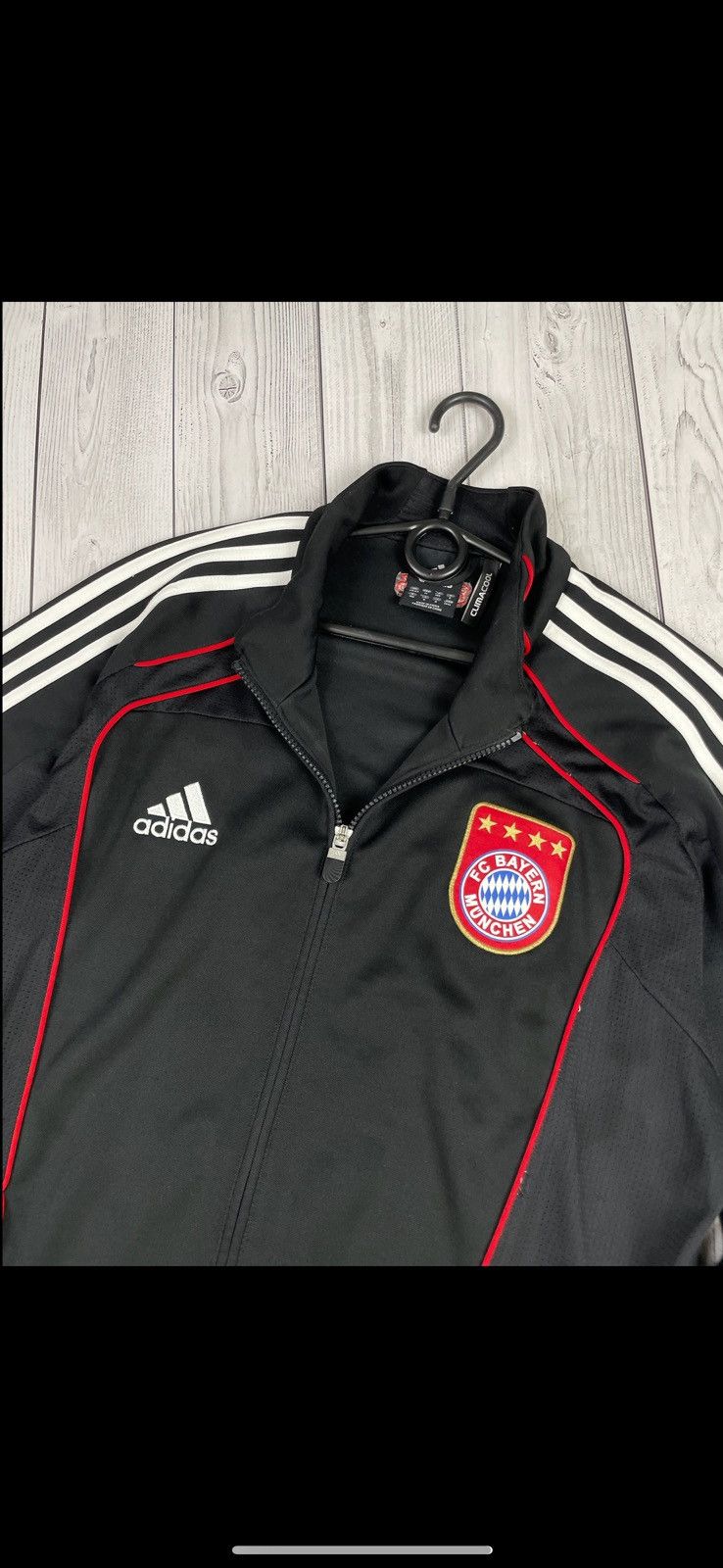 Adidas Vintage adidas Bauern munich soccer track jacket size M Size US M / EU 48-50 / 2 - 2 Thumbnail
