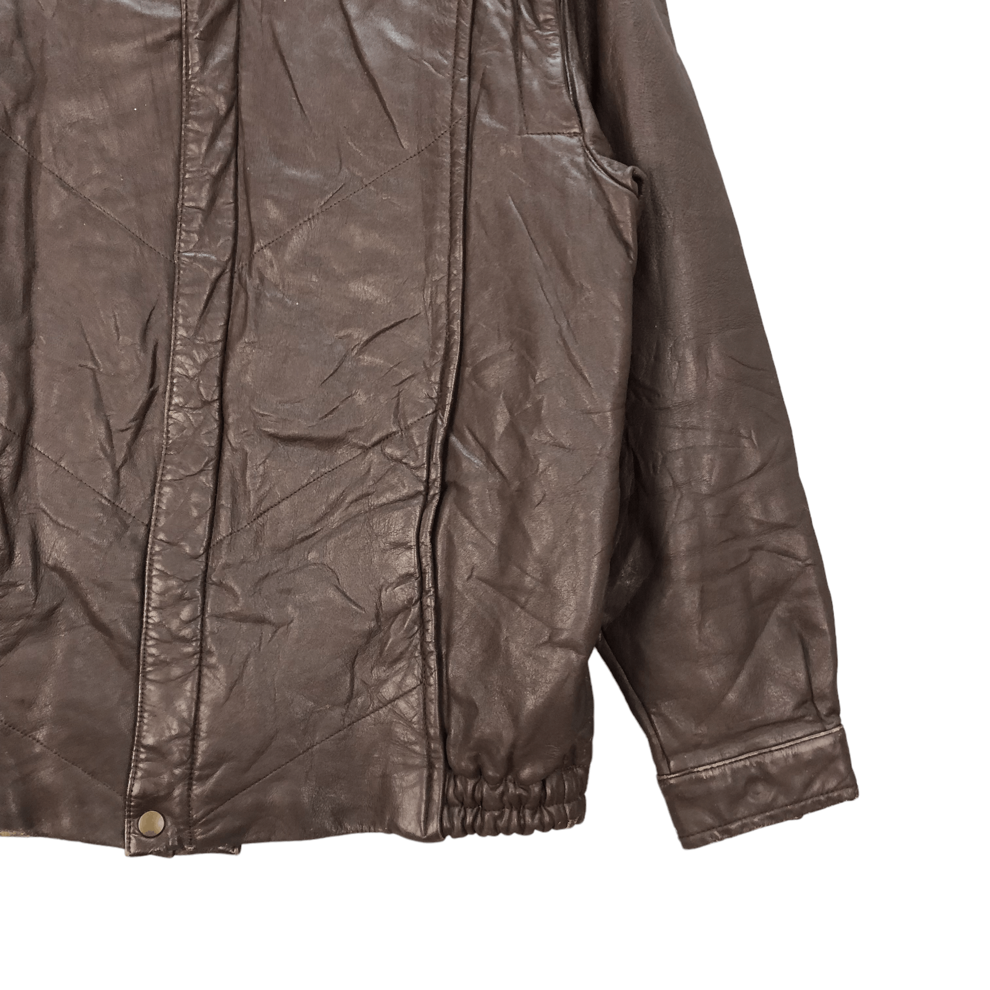 Playboy Vintage 90's PLAYBOY Leather Jacket #4881-37 Size US S / EU 44-46 / 1 - 4 Thumbnail