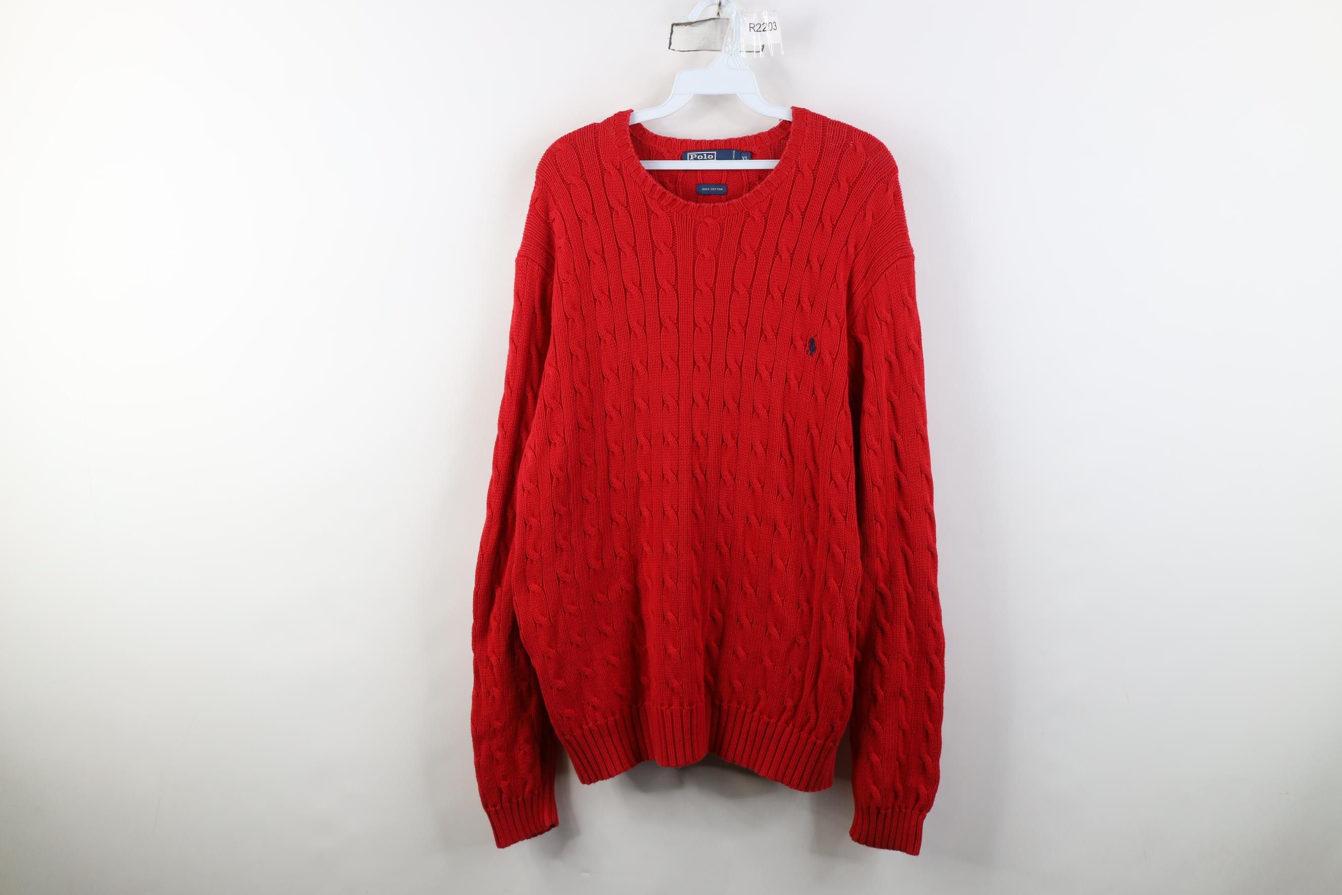 Polo Ralph Lauren 90s polo country indian head knit sweater rl 94