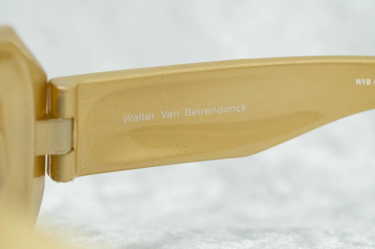 Walter Van Beirendonck Walter Van Beirendonck Sunglasses Gold and Transparent Size ONE SIZE - 6 Thumbnail