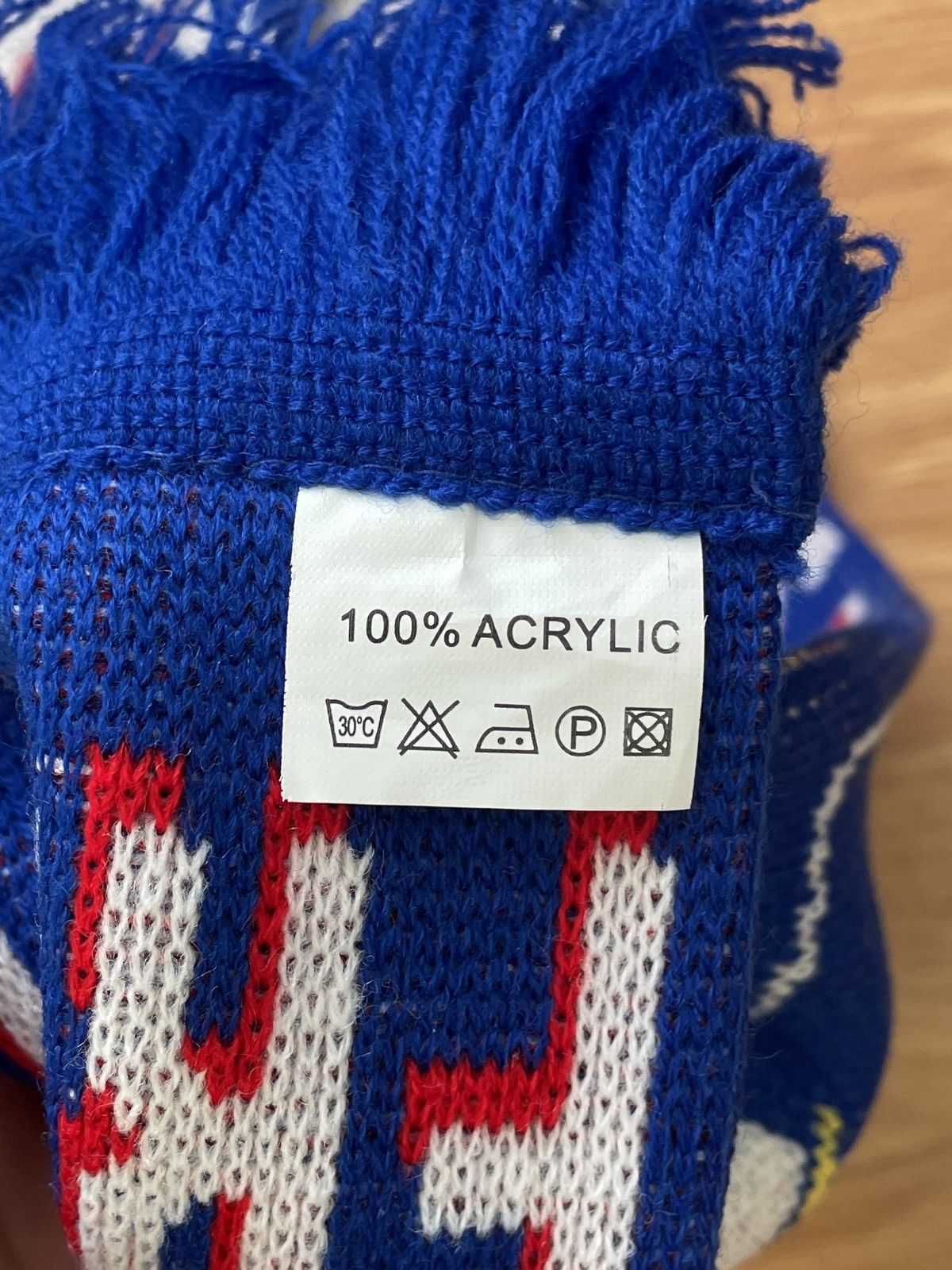 Vintage Vintage France National Team Allez Les Bleus football scarf Size ONE SIZE - 3 Thumbnail