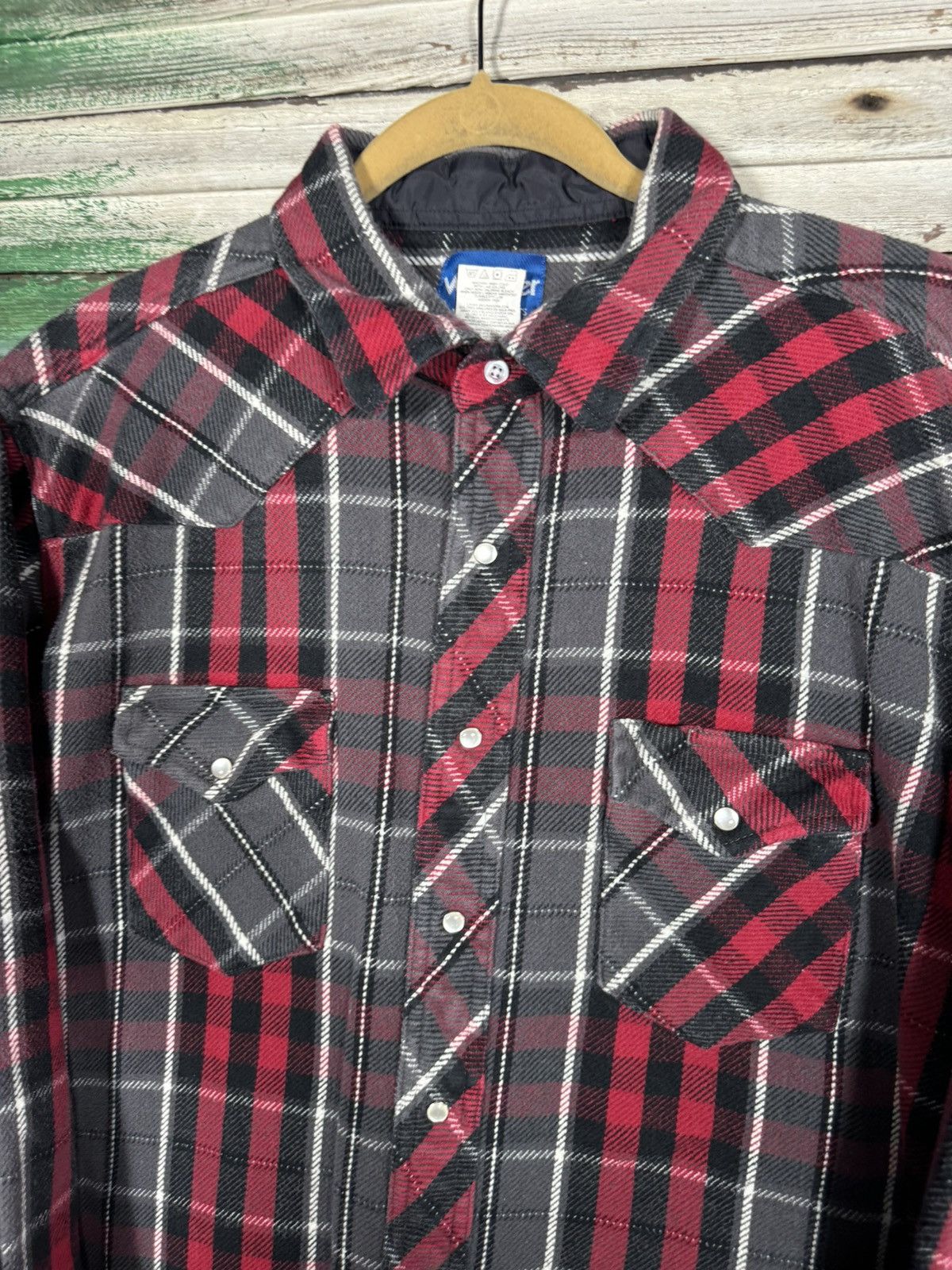 Vintage × Wrangler Vintage Wrangler Western Wear Shirt Size US XXL / EU 58 / 5 - 4 Thumbnail