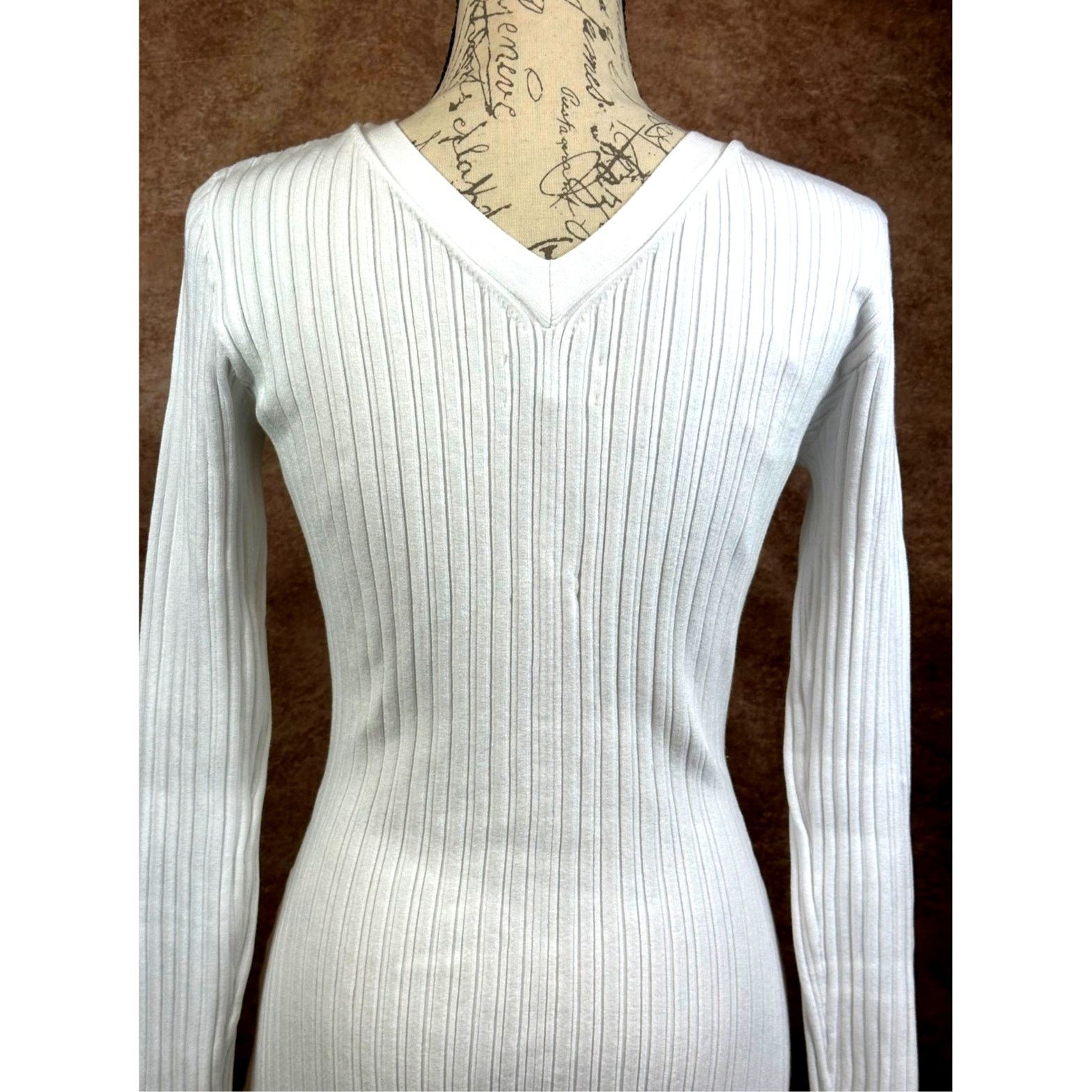 Other LITA By Ciara Rib Cardigan Button Front Midi Dress White M Size M / US 6-8 / IT 42-44 - 14 Thumbnail