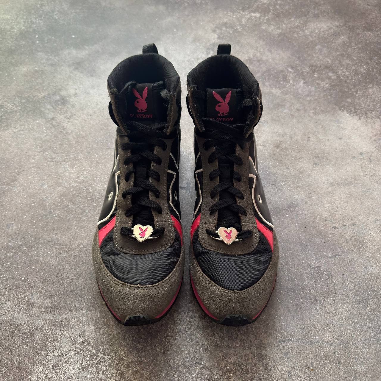 Hysteric Glamour × Playboy × Vintage Playboy Vintage Y2K Glamour Hi Top Sneakers Size US 9 / EU 42 - 9 Thumbnail