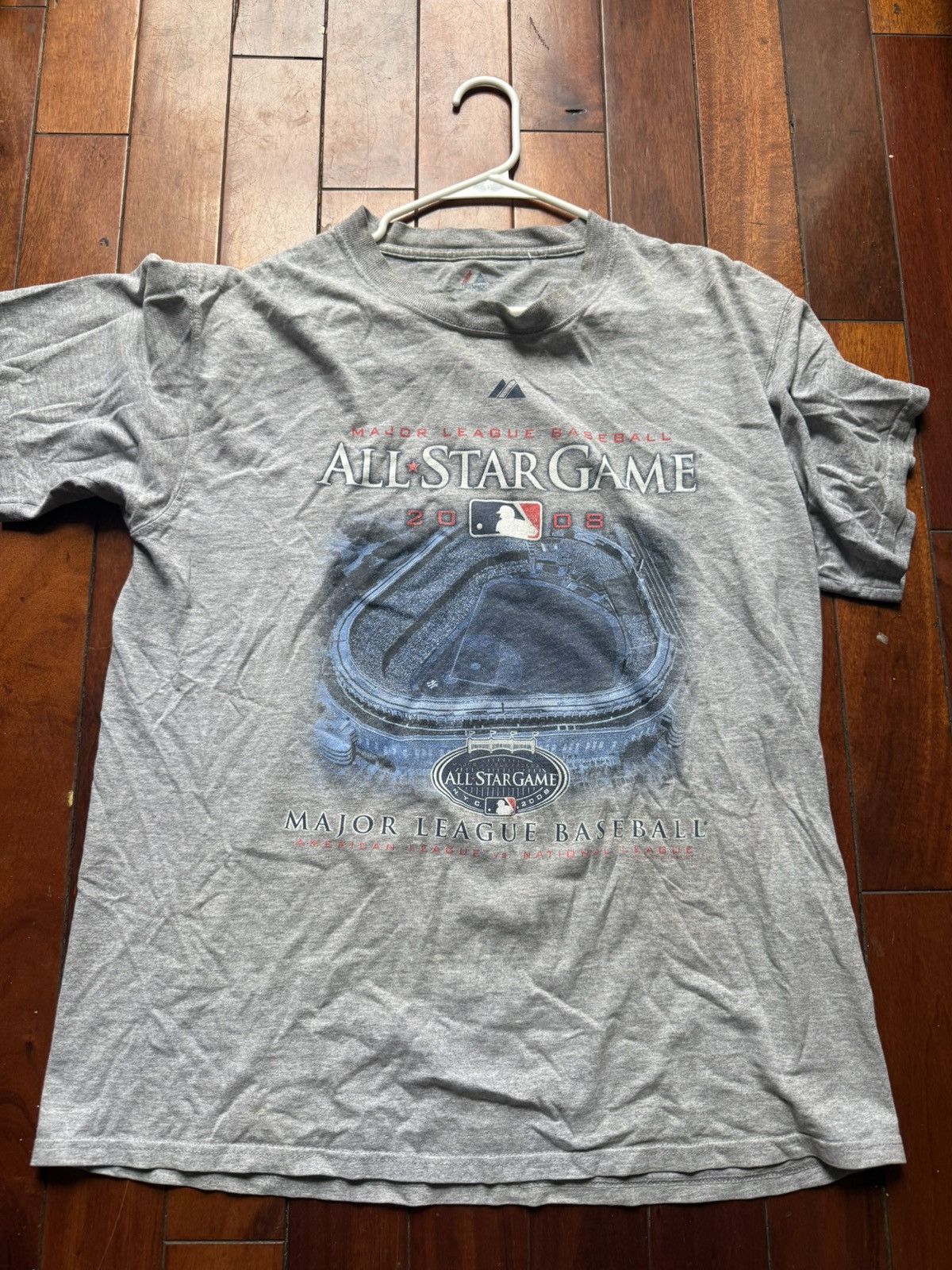 MLB Grey MLB All Star game shirt 2008 Size US L / EU 52-54 / 3 - 1 Thumbnail
