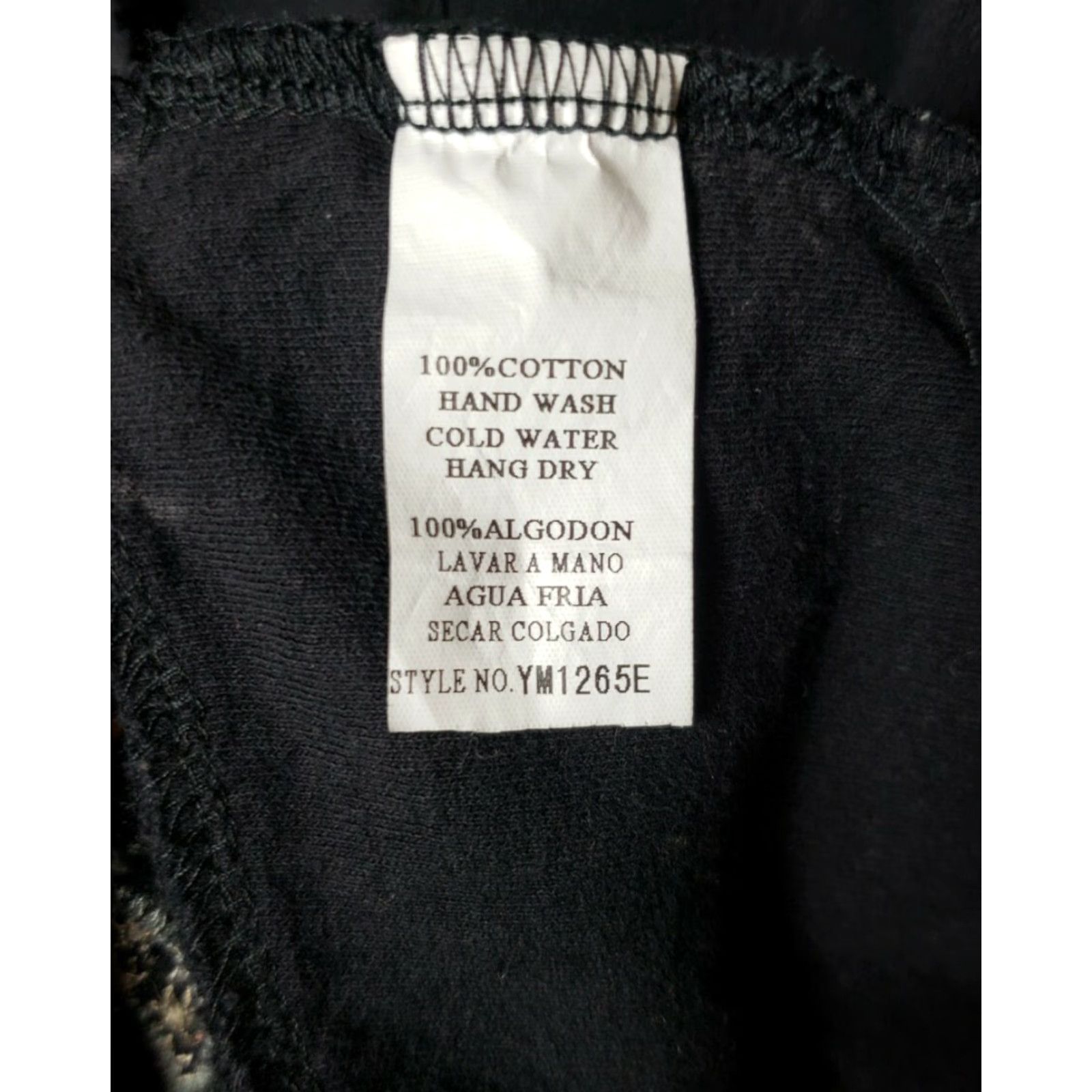 Vintage MONORENO Embroidered Acid Wash Knit Open Jacket Womens M Black Pockets Bohemian Artsy 90s Style Jacket Mens Womens Girls (adjusted to fit rules) Size M / US 6-8 / IT 42-44 - 8 Thumbnail