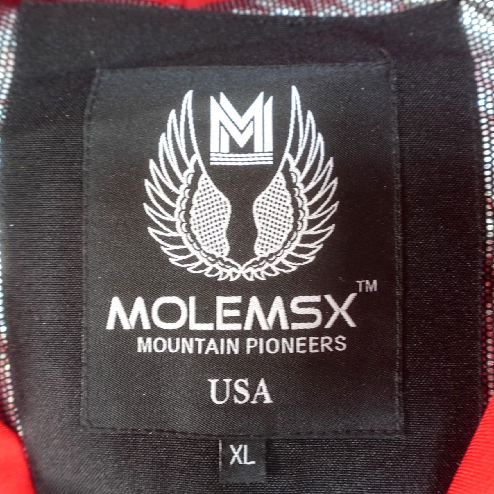 Vintage MOLEMSX Coat Womens XL Red Hooded Insulated Parka Faux Fur Trim Quilted Size XL / US 12-14 / IT 48-50 - 4 Thumbnail