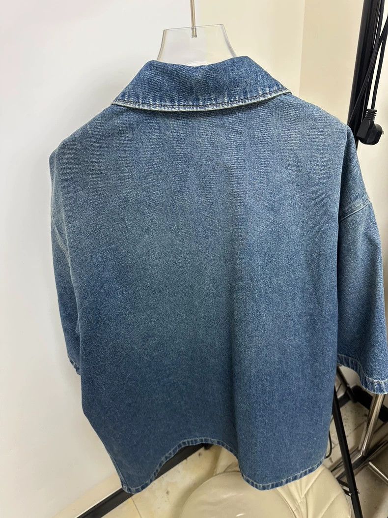 Gucci Gucci Denim short-sleeved shirt Size US M / EU 48-50 / 2 - 2 Thumbnail