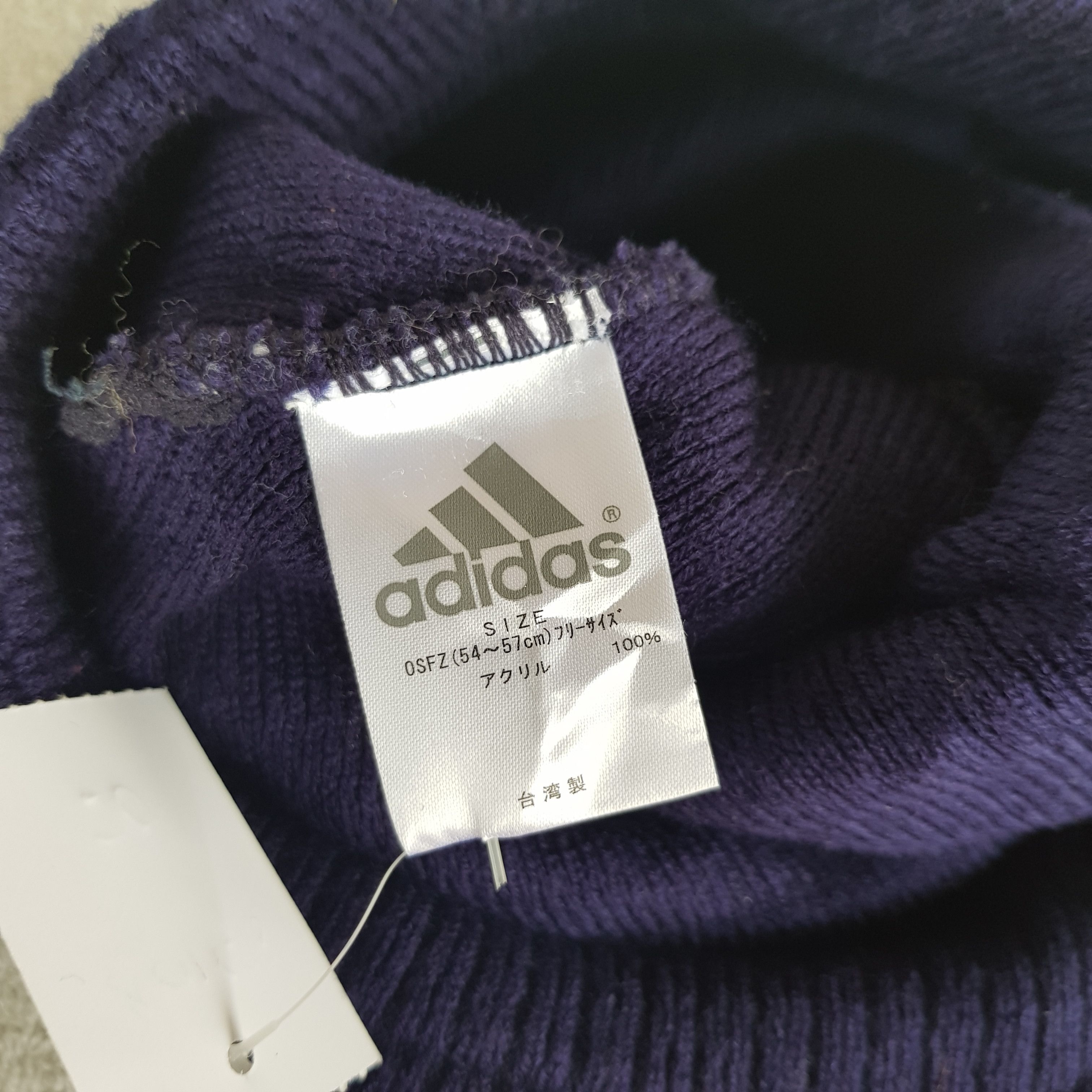 Adidas Vintage Adidas Earflap Beanie Ribbed Knit Snow Caps Hats. Size ONE SIZE - 7 Thumbnail