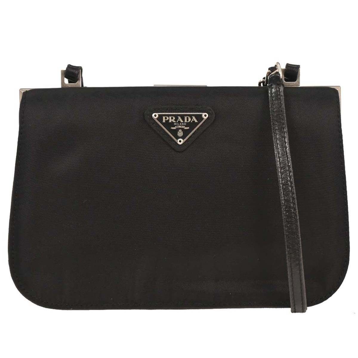 Prada Prada Double Zip Crossbody Bag Tessuto Size ONE SIZE - 1 Thumbnail