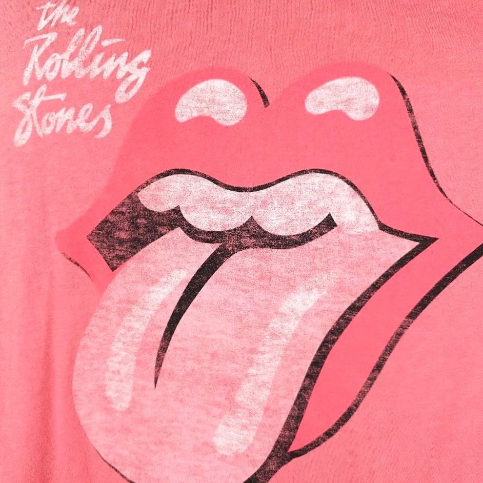 Pinko VINTAGE The Rolling Stones T Shirt Womens 3XL Pink Retro Rock And Roll Band Tee Size XXL / US 16-18 / IT 52-54 - 3 Thumbnail
