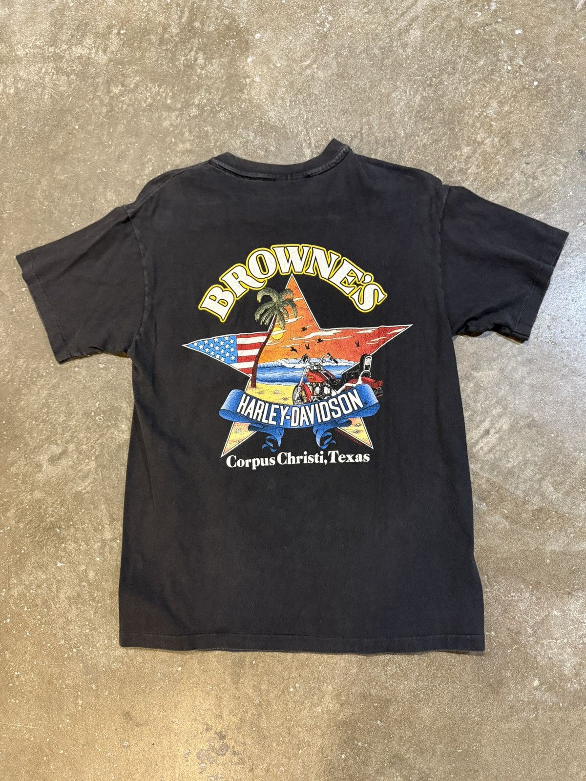 Harley Davidson Vintage 80s 1988 Harley Davidson T-shirt Size US M / EU 48-50 / 2 - 2 Thumbnail