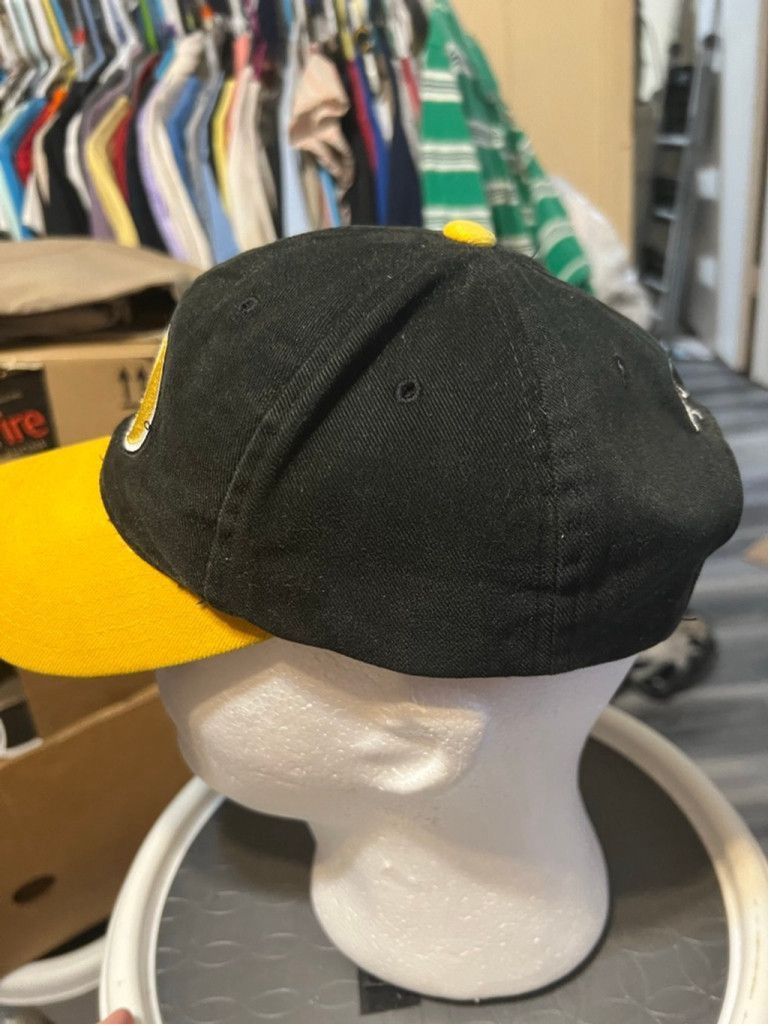 Starter Men's Starter Black Yellow Mizzou Eagle Logo Snapback Hat Size ONE SIZE - 2 Thumbnail