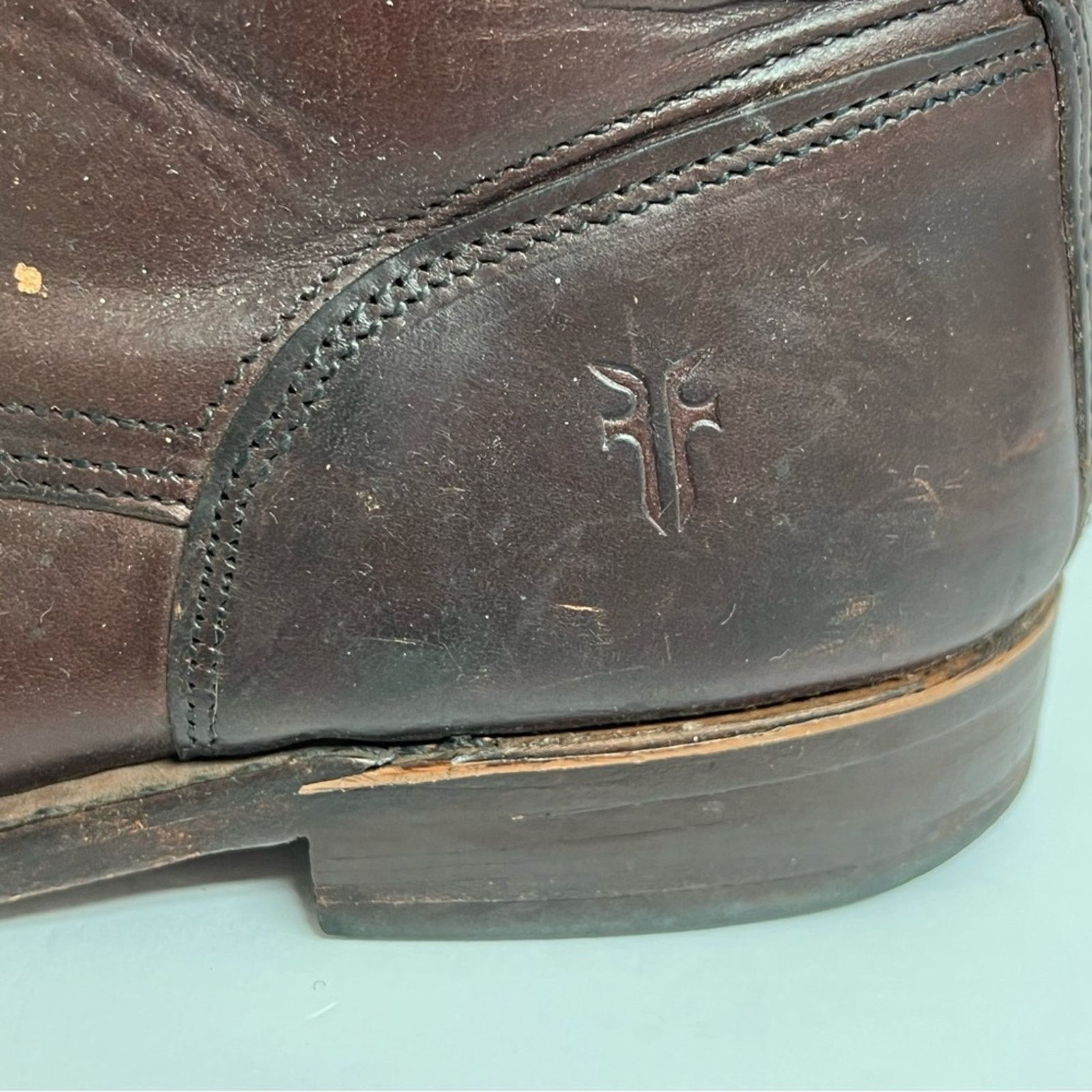 Frye FRYE Walter Made In USA Lace Up Brown All Leather Boots Men Size US 11 / EU 44 - 3 Thumbnail
