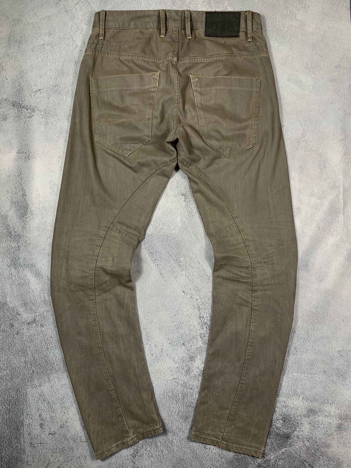 Japanese Brand × Vintage Vintage Y2K Japanese faded denim jeans waxed style size 32 Size US 32 / EU 48 - 1 Thumbnail