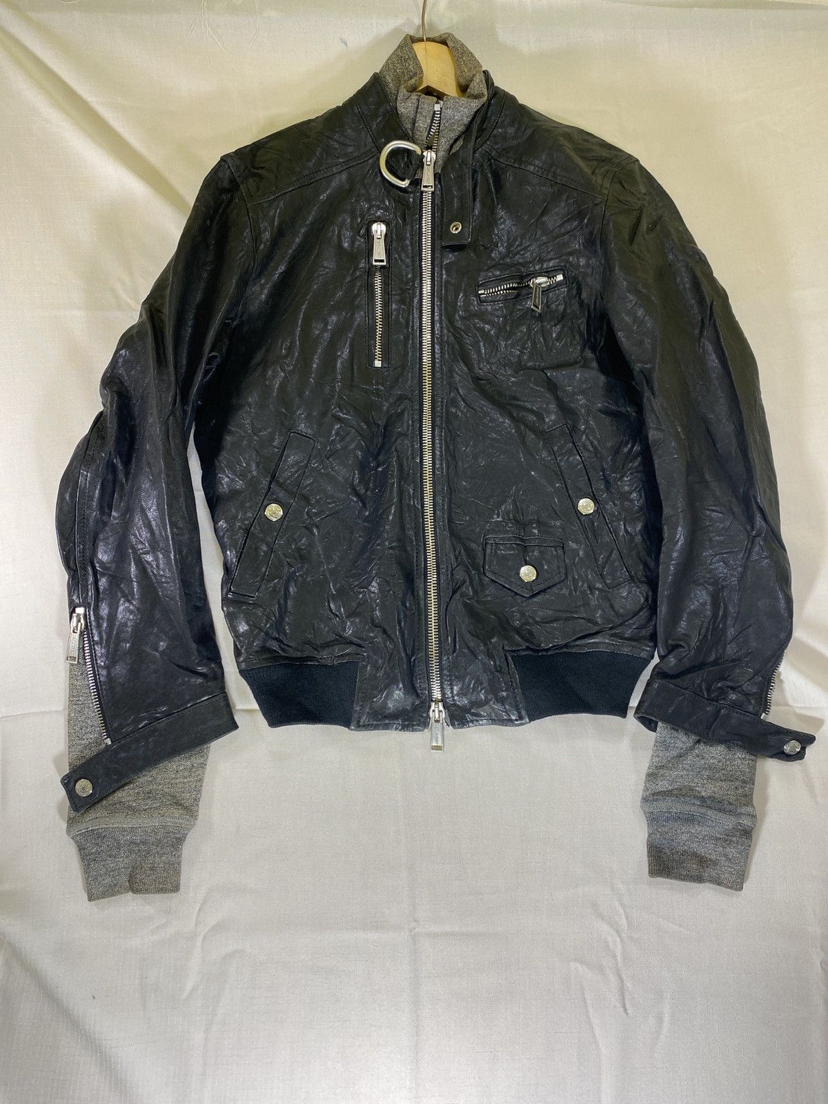 Dsquared2 motor leather jacket Size US S / EU 44-46 / 1 - 2 Thumbnail
