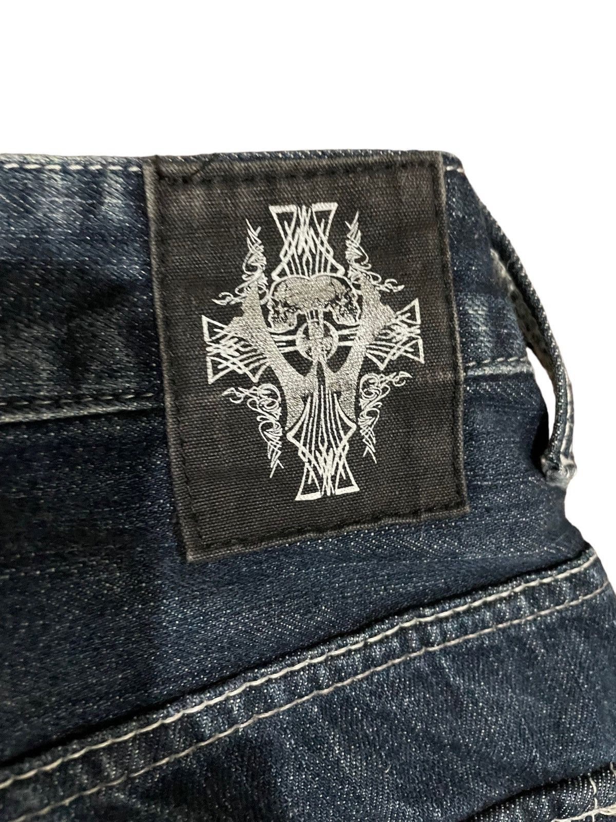 If Six Was Nine × Japanese Brand Japanese Wild Life Skull Jeans Size US 34 / EU 50 - 13 Thumbnail