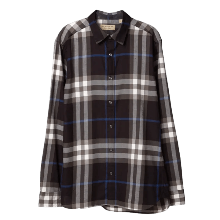 Burberry Burberry Burberry Classic Black Plaid Long Sleeve Shirt-25 Size US S / EU 44-46 / 1 - 1 Thumbnail