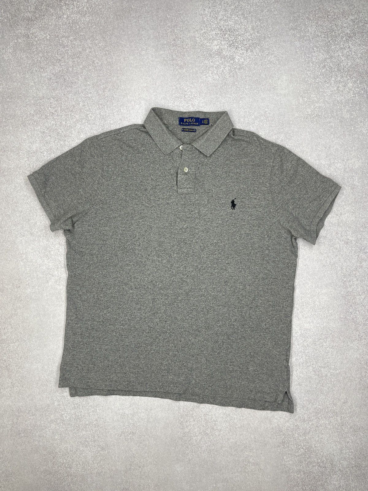 Polo Ralph Lauren Mens Polo Ralph Lauren Rugby Polo Grey Y2K RRL Size L Size US L / EU 52-54 / 3 - 2 Thumbnail