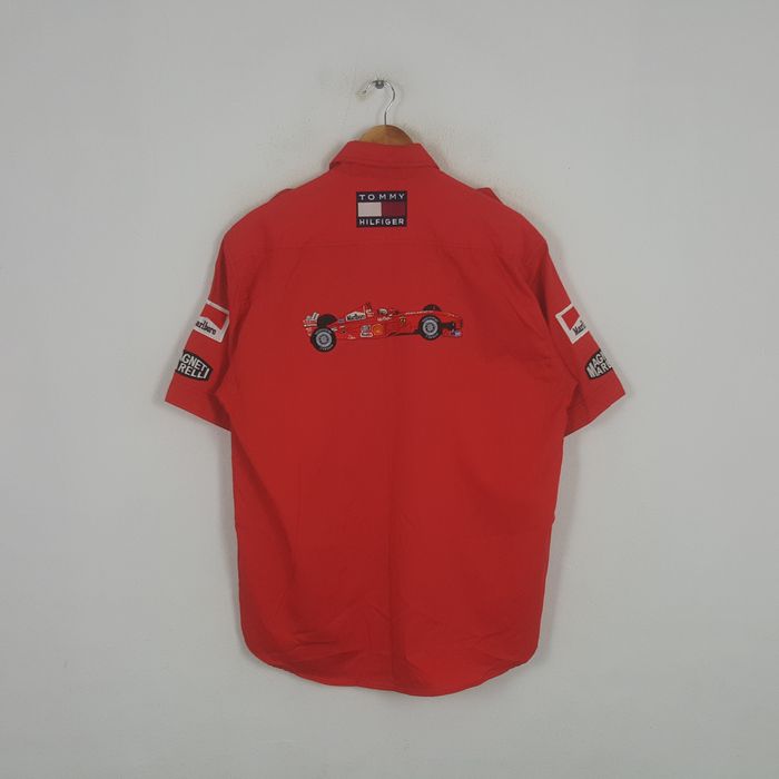 Vintage Vintage Tommy Hilfiger X Ferrari X Marlboro Racing Shirt | Grailed